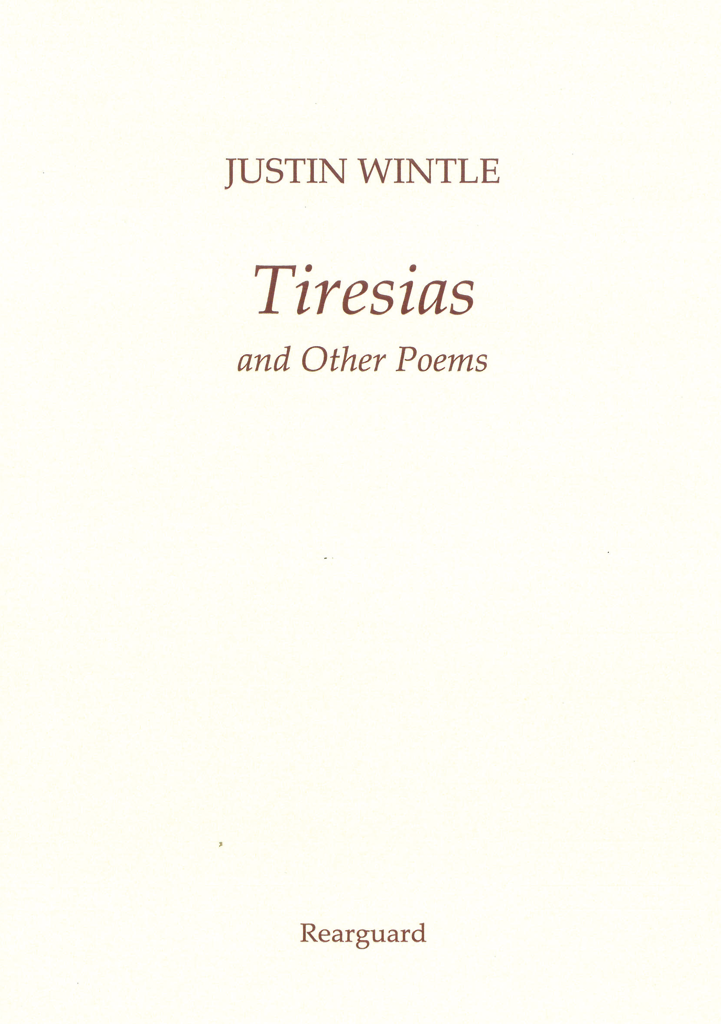 three slim volumes of poetry: Odyssean (2021); Early Onset Decadence in the Roman Empire: Ten Horatian Odes (2022); and Tiresias and Other Poems (2023)